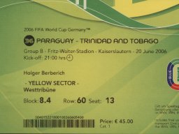 WM 2006 - Paraguay-Trinidad und Tobago